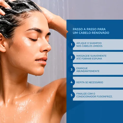 Miniatura 6 de BR Science Champú reconstructivo Fusion Frizz Recomendado para cabello extremadamente dañado 33.8 fl oz / 33.8 onzas líquidas