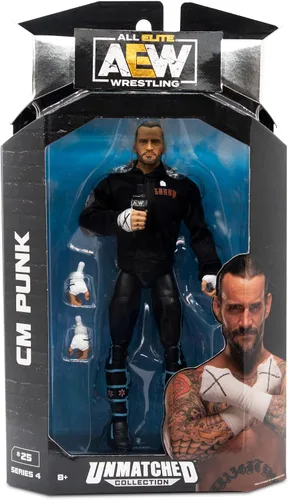 Miniatura 6 de All Elite Wrestling AEW - Figura punk de 1.6 in con accesorios