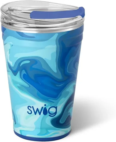 Miniatura 56 de Swig Life - Vaso aislante de 22 onzas, vaso de viaje para café con tapa, taza de café para viaje compatible con portavasos, de acero inoxidable