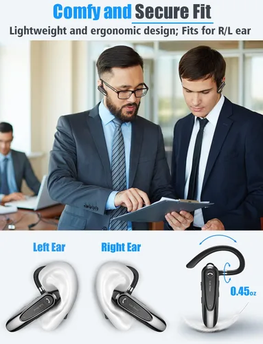 Miniatura 4 de Link Dream Auricular Bluetooth inalámbrico CVC8.0 para teléfono celular, micrófono dual, cancelación de ruido, teléfono con llave de silencio 20H