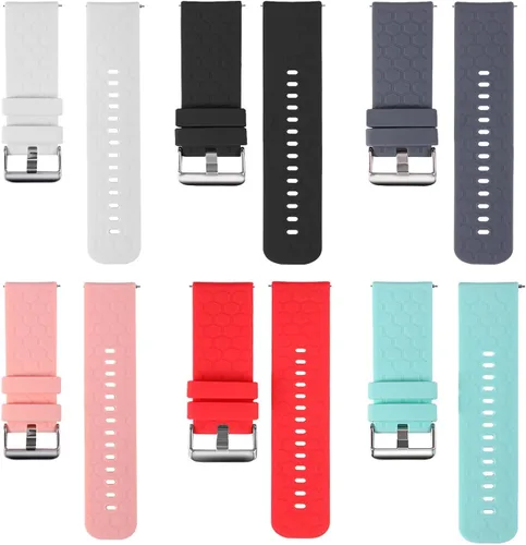Miniatura 2 de Correas de reloj compatibles con SKG V3 Smart Watch, pulsera de silicona suave, ajustable, de liberación rápida, correa de repuesto para reloj