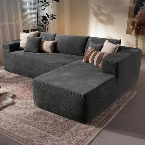 Miniatura 35 de 106" Cloud Boneless Couch with Chaise, L-Shape Deep Seat Sectional Couches, No Assembly Required, Convertible Modular Sleeper Sofa Bed, Living Room