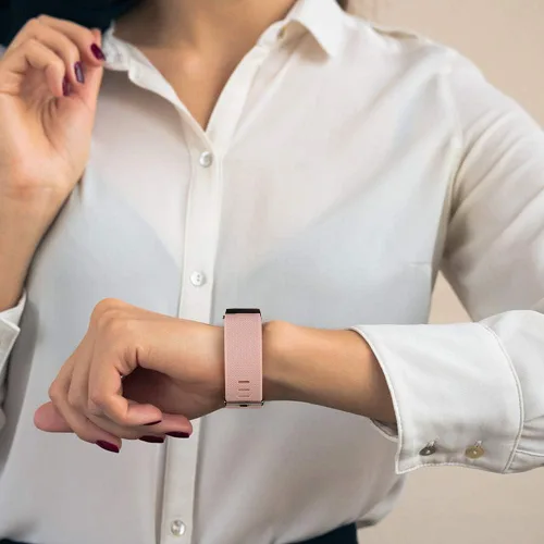 Miniatura 2 de Paquete de 6 correas deportivas compatibles con Fitbit Charge 2, pulseras de repuesto ajustables para mujeres y hombres, pequeñas y grandes