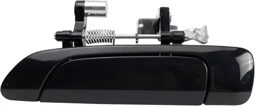 Manija de la puerta exterior trasera izquierda del lado del conductor negra compatible con Honda Civic 2001-2005