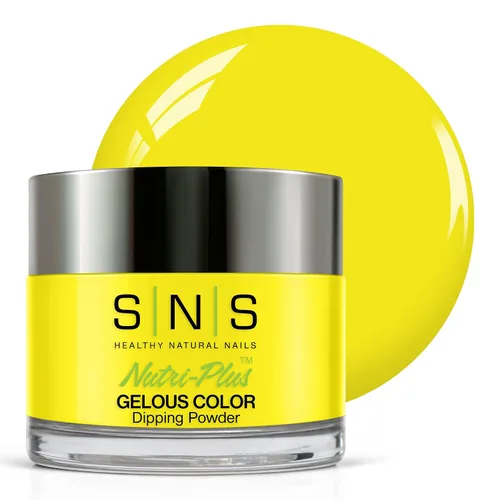 Miniatura 24 de SNS - Polvo de inmersión de uñas, polvo de inmersión de color, caramelo Hard Rock (naranja), CS051, color de uñas de larga duración dura 14 días