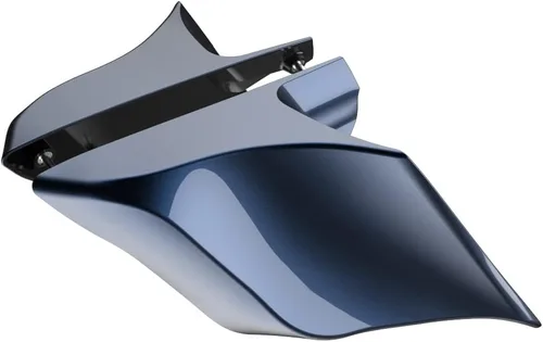 Miniatura 14 de Advanblack Barracuda - Cubiertas laterales estiradas plateadas (brillantes), paneles extendidos para Harley Touring Street Glide Road Glide Electra