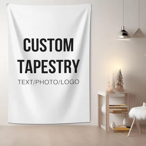 Miniatura 11 de Misnest Tapiz personalizado, fotos personalizadas, texto para el hogar, dormitorio, fiesta, sala de estar, telón de fondo, horizontal, 37 x 29