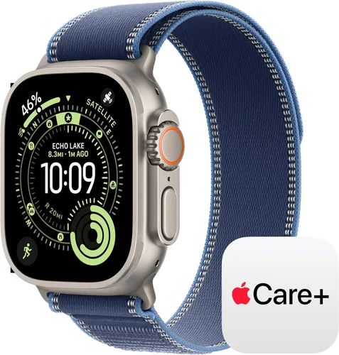 Miniatura 8 de Apple Watch Ultra 3 [GPS + Cellular 49mm] Reloj inteligente para correr y multideporte con funda de titanio resistente con bucle milanés de titanio
