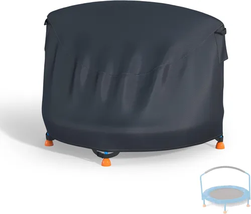 Miniatura 9 de XCZ cubierta de trampolín, tienda de trampolín, con ventanas de ventilación, diseño abierto. Adecuado para trampolines circulares de 8 pies de seis