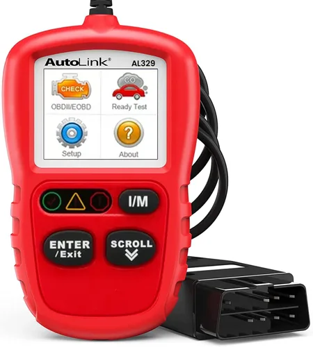 Autel AutoLink AL329 Escáner OBD2, Actualización del Lector de Códigos AL319 y MS309, Lector OBDII con VIN Automático, Datos en Vivo, Búsqueda de