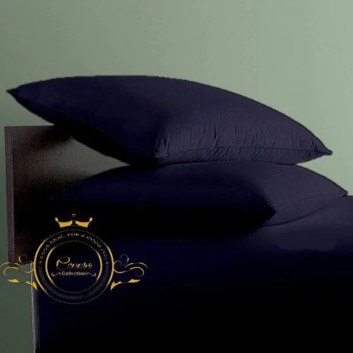Miniatura 33 de Crown Collection Juego de 2 fundas de almohada estándar de 20 x 26 pulgadas, hipoalergénicas de 600 hilos, 100% algodón egipcio, fundas de almohada