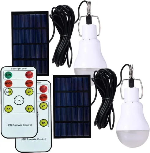 Miniatura 10 de Lámpara solar con control remoto, luces LED portátiles, panel de energía solar, iluminación LED para campamento, tienda de campaña, pesca nocturna