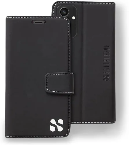 Miniatura 41 de SafeSleeve Funda para Galaxy Galaxy con protección contra radiación EMF: Galaxy Note 8 RFID Tarjetero de bloqueo de cartera, funda ajustable