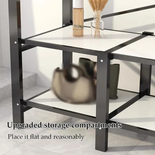 Miniatura 6 de large closets Portable Wardrobe Closet All Steel Frame Closet Standing Clothes Closet No Assembly with Cloth Cover Open Wardrobe Closet Space-saving