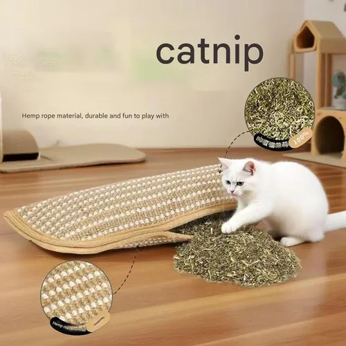 Miniatura 6 de Juguete interactivo masticable con hierba gatera para gatos, almohadas de hierba gatera para gatos, juguetes arrugados para gatos, almohada de sisal