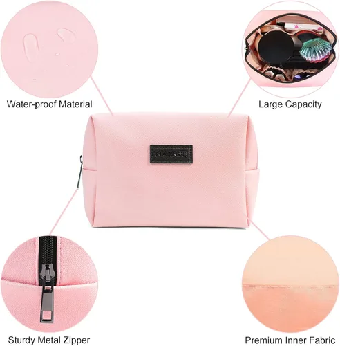 Miniatura 4 de Bolsa de maquillaje, Rosa