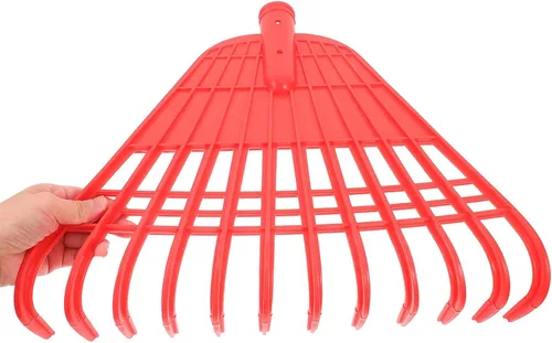 Miniatura 7 de Portable Plastic Garden Lawn Rake Head Replacement with Tines for Efficient Leaf and Grass Removal Lightweight Rake for Outdoor Gardening Farm
