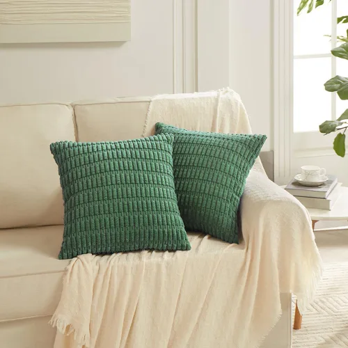 Miniatura 93 de Fancy Homi - Paquete de 2 fundas de almohada decorativas de color taupe de 22 x 22 pulgadas para sala de estar, sofá, cama, estilo rústico, bohemio