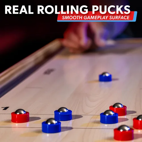 Miniatura 6 de GoSports Juego de Shuffleboard y Curling 2 en 1 de Mesa