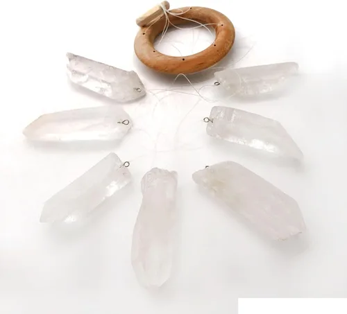 Carillón de viento en trozos de cuarzo de cristal para exteriores, tonos melódicos relajantes, regalo para patio, porche, jardín, patio trasero o