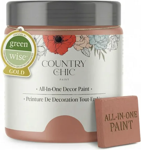 Miniatura 55 de Country Chic Pintura todo en uno estilo tiza para muebles, gabinetes, decoración del hogar, ecológica, acabado mate, imprimación incorporada y capa