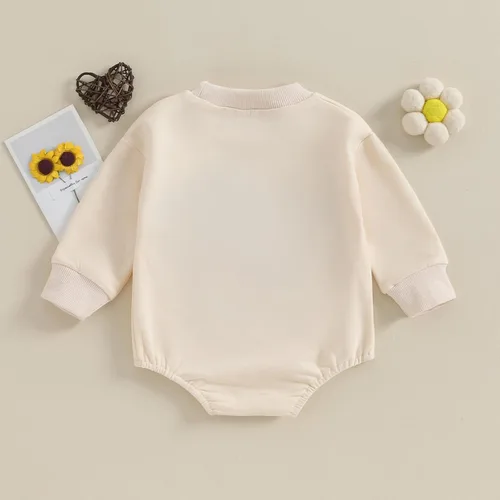 Miniatura 4 de FIOMVA My First Halloween - Mameluco para bebé recién nacido, para otoño e invierno, sudadera de gran tamaño con burbujas