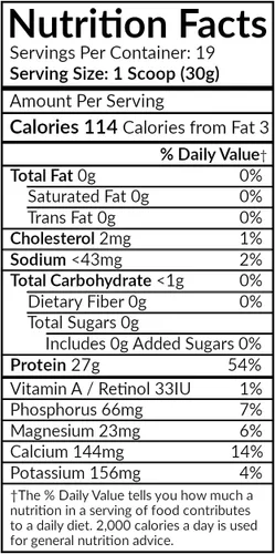 Miniatura 3 de Native & Raw - Aislamiento de proteína de suero de leche, sin sabor, 0% carbohidratos, bajo en colesterolsodio, libre de rBGH, sin antibióticos, sin