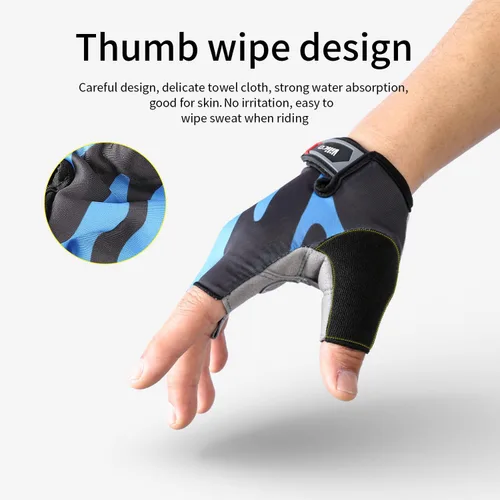 Miniatura 5 de Guantes de ciclismo sin dedos para hombres y mujeres guantes de bicicleta para hombres Accesorios de bicicleta de ciclismo, guantes para bicicleta