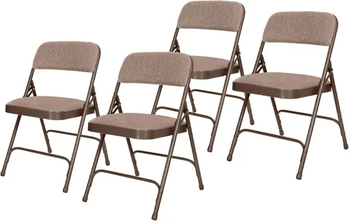 Miniatura 19 de OEF Furnishings Serie OEF2200 - Sillas plegables de doble bisagra acolchadas de tela de alta calidad para servicio pesado