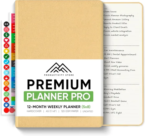 Miniatura 26 de Sin fecha, Agenda 2026, 8.5" x 11" - La Agenda de Productividad #1 para Lograr Tus Objetivos 2026 - Agenda 2026-2027 por PRODUCTIVITY STORE