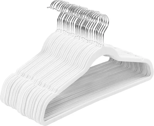 Miniatura 29 de Utopia Home Velvet Hanger - Paquete de 100 perchas delgadas antideslizantes de lujo para pantalones y abrigos, perchas fuertes que ahorran espacio
