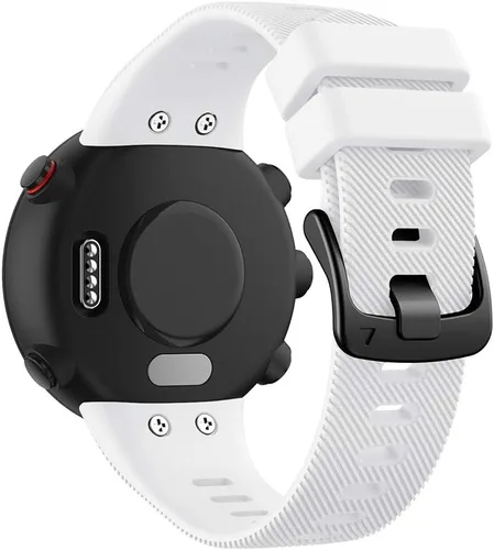 Miniatura 20 de REYDA Correa de silicona compatible con Garmin Swim 2/Forerunner 45, suave, flexible, transpirable, correa de reloj de silicona deportiva