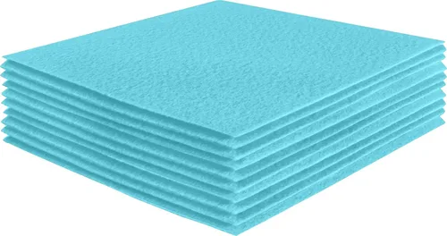 Miniatura 65 de FabricLA Hojas de fieltro acrílico para manualidades, cuadrados de fieltro precortados suaves de 4 x 4 pulgadas (3.9 in x 3.9 in), utiliza hojas