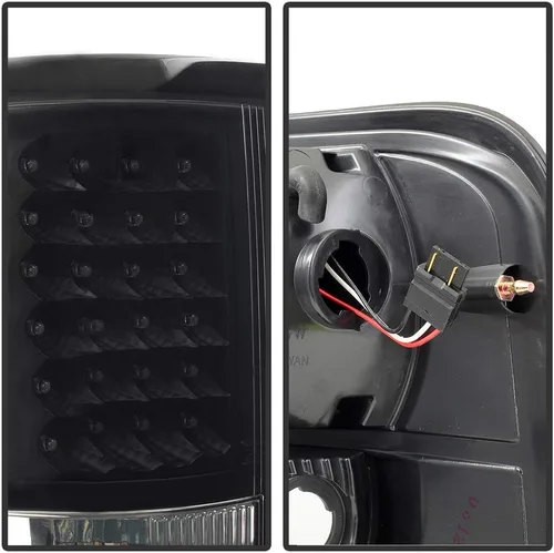Miniatura 3 de AKKON - Para Ford F150 F-150 Camioneta Pickup Styleside Modelo 2004-2008, Faros Traseros LED Negros, Lámparas de Reemplazo de Freno Carcasa negra