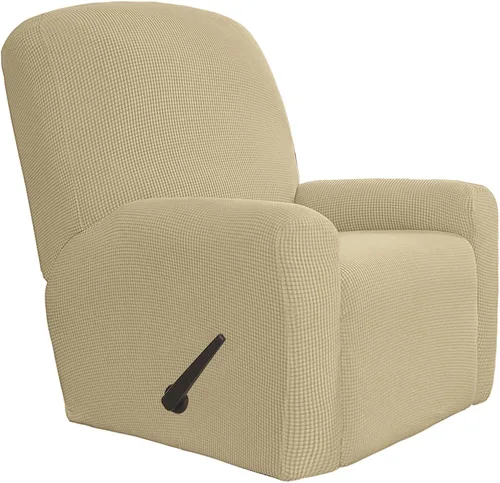 Miniatura 110 de Easy-Going - Funda elástica para sofá reclinable y sofá cama, 6 piezas, protector de muebles, suave, parte inferior elástica, tela jacquard