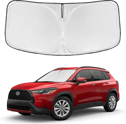 Miniatura 64 de para Dodge RAM 1500 2019-2024 2025 2026 Parasol Parasol para Parabrisas Cubierta - 4 Capas Parasol para Ventana Delantera para RAM1500 2Puertas