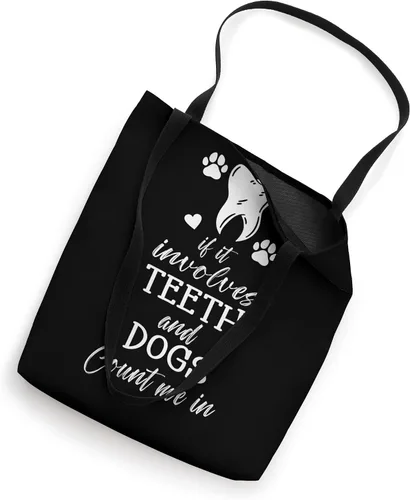 Miniatura 2 de Divertido dentista involucra los dientes y los perros cuentan me en la bolsa de mano de odontología