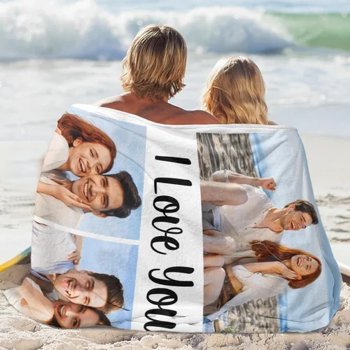 Miniatura 5 de Mantas personalizadas con foto, manta de fotos personalizada, mantas personalizadas con imagen, regalos personalizados para mujeres, hombres