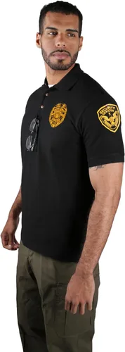 Miniatura 3 de First Class Polos de seguridad de polialgodón negro