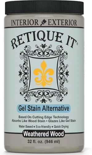 Miniatura 80 de Retique It Kit multiusos con acabado de madera - GO Beyond de madera falsa con imprimación a base de madera líquida pintable y tinte de gel - 60