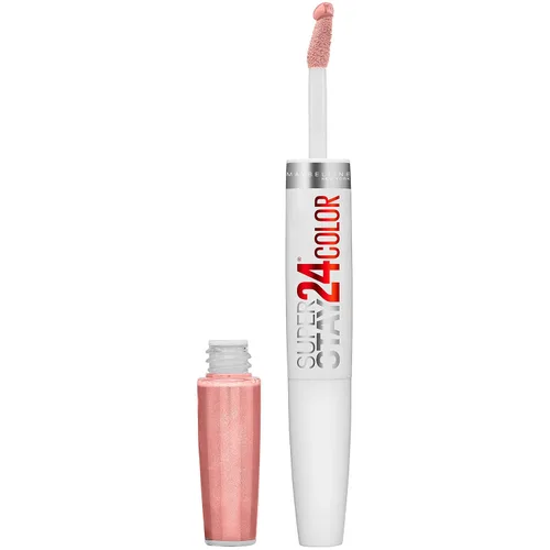 Miniatura 54 de Maybelline Super Stay 24, lápiz labial líquido de maquillaje de 2 pasos, color altamente pigmentado de larga duración con bálsamo hidratante, Merlot