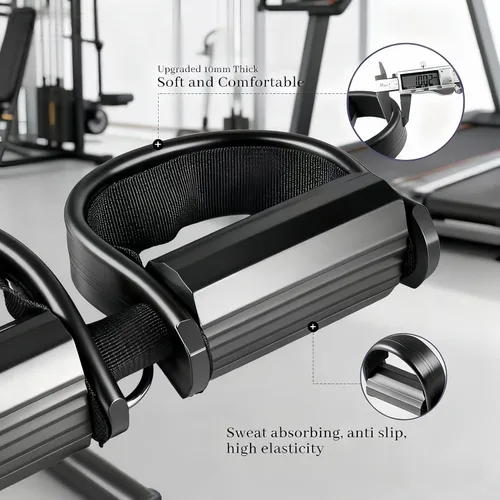 Miniatura 5 de Adjustable Foot Pedal Resistance Band, Durable Foot Pedal Resistance Trainer with Bag. Multifunctional Pedal Puller Resistance Rope with Handles.
