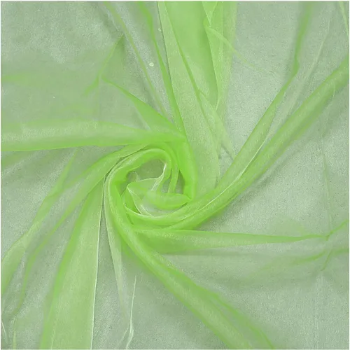 Miniatura 4 de VDS Tela de Organza Premium de 1 Yarda por Yarda de 45" de Ancho - Material de Tul Transparente, Ligero y Brillante para Manualidades DIY