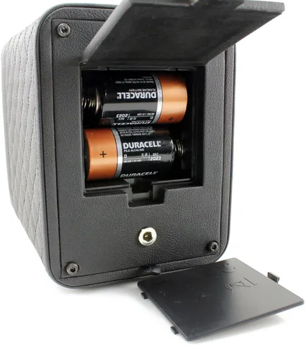 Miniatura 7 de Heiden Monaco - Bobinadora de reloj individual, cuero negro, funciona con pilas o adaptador de CA, 12 ajustes de programa, cuero vegano cosido