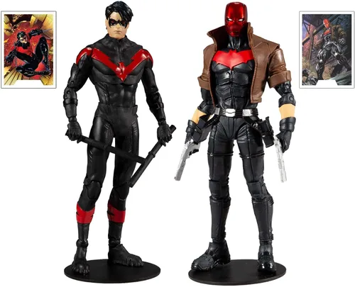 Miniatura 3 de McFarlane Toys DC Multiverse Red Hood and Nightwing - Figura de acción de 7 pulgadas