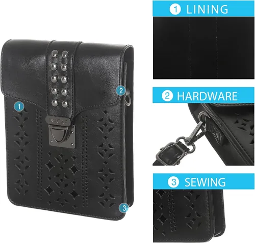 Miniatura 6 de MINICAT INICAT Women RFID Blocking Small Crossbody Bags Cell Phone Purse Built in Wallet