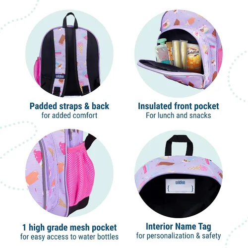 Miniatura 3 de Wildkin - Mochila de 12 pulgadas para niña.