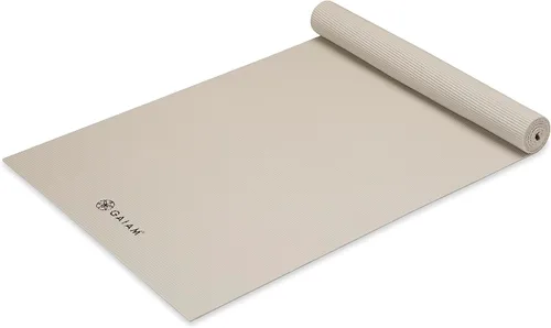 Miniatura 13 de Gaiam - Esterilla de yoga de calidad superior de 5mm, lisa, gruesa y antideslizante para todo tipo de ejercicios de yoga, pilates y gimnasia