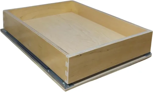 SlidingSusan Organizador de cajones extraíbles para armarios, estantes deslizantes de cierre suave para cocina, despensa, baño y organización de