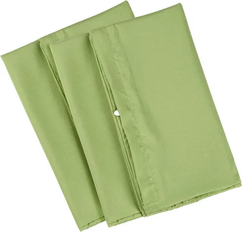 Miniatura 7 de uxcell Paquete de 2 fundas de almohada de microfibra suave serie 1800 con cremallera estándar (20 x 26 pulgadas), color salvia
